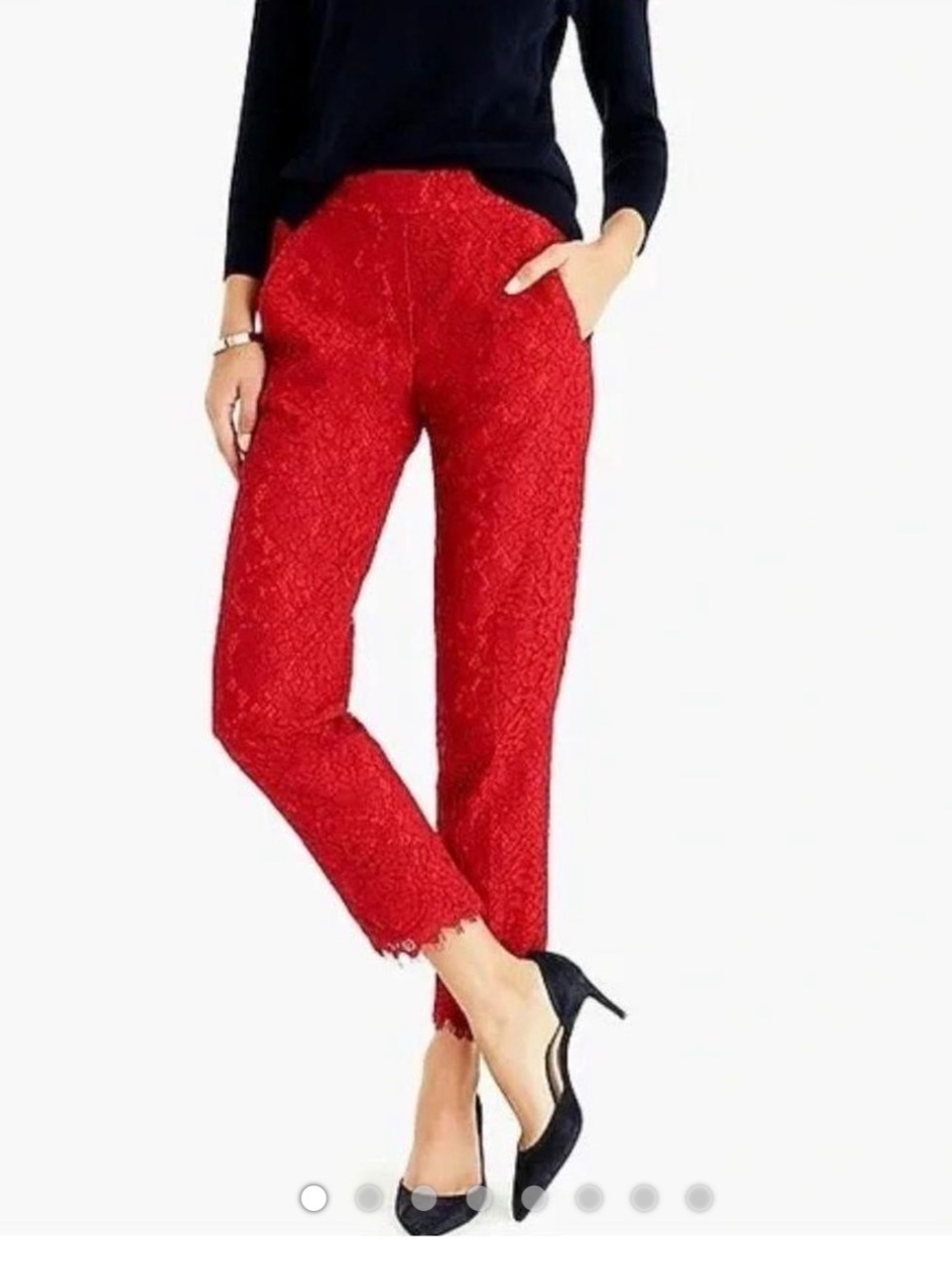 J, Crew Lace Easy Pants Size 4